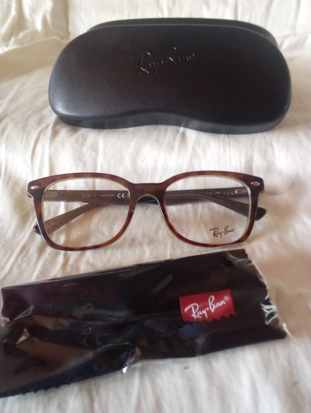 Ray-Ban RB5285 2383 Tortoise Green Eyeglasses 53mm